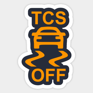 Traction Control Off Sticker